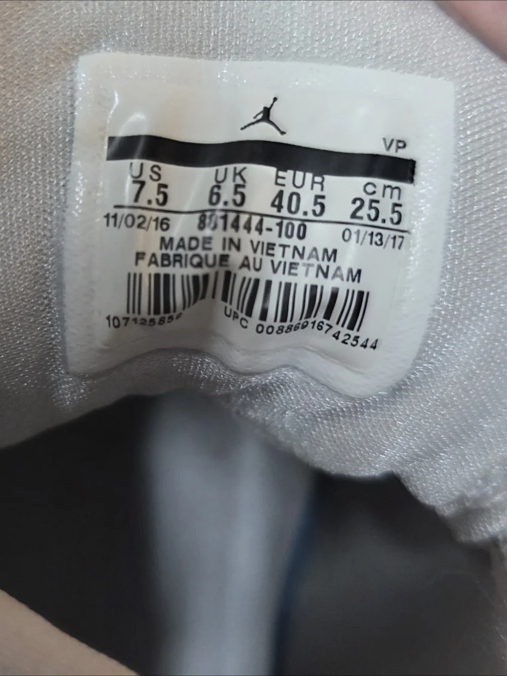 Nike Jordan B. Fly White Basketball Shoes